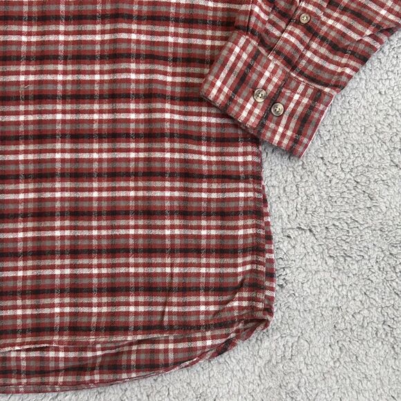 Mountain Khakis Heavy Duty Flannel Mens L Button Up Shirt Logo 100% Cotton - Picture 6 of 16